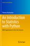 Thomas Haslwanter: An Introduction to Statistics with Python, Buch