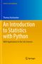 Thomas Haslwanter: An Introduction to Statistics with Python, Buch