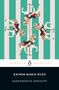 Text oben: "PENGUIN KLASSIKER". Mitte: Logo mit Pinguin. Unten: "AUTOR*INNEN" und "DUMMY-COVER". Hintergrund Blau und Schwarz., Buch