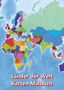 M&M Baciu: Malbuch Länder der Welt Karten Malbuch Kontinent Afrika, Asien, Europa, Ozeanien, Nord-und Südamerika, Buch