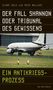 Text: "Der Fall Shannon oder Tribunal des Gewissens. Ein Antikriegsprozess." Flugzeug auf einem Rollfeld mit Personen., Buch