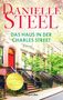"Danielle Steel: Das Haus in der Charles Street." Einladendes Stadthaus mit Treppe und grünen Bäumen., Buch