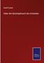Rudolf Eucken: Ueber den Sprachgebrauch des Aristoteles, Buch