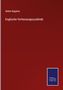 Walter Bagshot: Englische Verfassungszustände, Buch