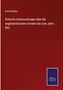 Ernst Grubitz: Kritische Untersuchungen über die angelsächsischen Annalen bis zum Jahre 893, Buch