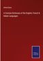 Alfred Elwes: A Concise Dictionary of the English, French & Italian Languages, Buch