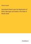 Edward Caswell: Seventeenth Report upon the Registration of Births, Marriages and Deaths in the State of Rhode Island, Buch