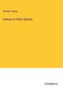 Sinclair Tousey: Indices of Public Opinion, Buch