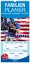 Renate Bleicher: Familienplaner 2024 - American Football - Kickoff mit 5 Spalten (Wandkalender, 21 x 45 cm) CALVENDO, KAL