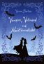 "Verena Hartner: Vampire, Vollmond und Nachthimmelliebe." Illustration mit Vampir-Paar, Fledermäusen und stilisierten Ranken., Buch