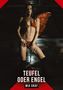 "Teufel oder Engel, Mia Graf" steht auf rotem Hintergrund, Frau in rotem Bikini und Engelsflügeln im Zentrum., Buch