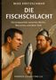 „Die Fischschlacht“ – zwei Männer streiten über einen Fisch. Einer trägt Wikinger-Helm., Buch