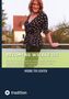 "Becoming Wiebke III" von Wiebke Ter Lichten. Frau in gepunktetem Oberteil auf Terrasse; Hintergrund mit Häusern und Bäumen., Buch