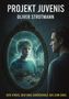 "PROJEKT JUVENIS", "OLIVER STROTMANN", "DER VIRUS, DER UNS ZURÜCKHOLT. BIS ZUM ENDE." Ein Junge im Spiegel, Mann schaut zu., Buch