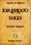 Text im Zentrum: "JARLSBLOOD SAGA". Darunter: "Second Volume". Ein keltisches Muster im Hintergrund., Buch