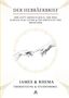 „Der Hebräerbrief“ oben, Hände berühren sich in der Mitte, unten „James & Rhema, Übersetzung & Studienbibel“., Buch