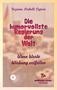 Cover eines Buches, Titel: "Die humorvollste Regierung der Welt". Schrift kreativ und farbenfroh. Logo unten links., Buch