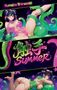 Text: "Yumeko Shinozaki" und "Summer". Anime-Stil-Illustration einer Frau mit Tentakeln in leuchtenden Farben., Buch