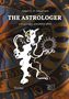 “Jürgen G. H. Hoppmann, THE ASTROLOGER, a downright untruthful affair, Thriller.” Illustration: mystische Kreatur vor astrologischem Muster., Buch