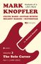 Titel: "MARK KNOPFLER - Analysis of a Life's Work". Illustration einer roten Gitarre auf hellem Hintergrund., Buch