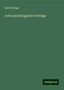 Karl Fortlage: Acht psychologische Vorträge, Buch