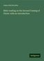 James Hall Brookes: Bible reading on the Second Coming of Christ: with an introduction, Buch