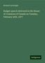 Richard Cartwright: Budget speech delivered in the House of Commons of Canada on Tuesday, February 20th, 1877, Buch