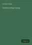 Davidson College: College, D: Davidson College Catalog, Buch