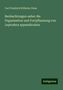 Carl Friedrich Wilhelm Claus: Beobachtungen ueber die Organisation und Fortpflanzung von Leptodera appendiculata, Buch