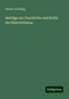 Gustav Schilling: Beiträge zur Geschichte und Kritik des Materialismus, Buch