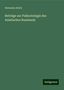 Hermann Abich: Abich, H: Beiträge zur Paläontologie des Asiatischen Russlan, Buch