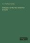 Buchtitel: "Dedication of The Site of Old Fort Schuyler" von Isaac Smithson Hartley. Unten rechts: "Antigonos"., Buch