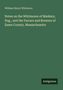 Grüner Hintergrund, Text: "William Henry Whitmore", "Notes on the Whitmores...", unten rechts Logo "Antigonos".