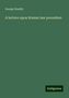 George Hoadly: A lecture upon Roman law procedure, Buch