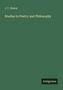 J. C. Shairp: Studies in Poetry and Philosophy, Buch, Buch