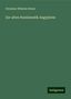 Christian Wilhelm Huber: Huber, C: Zur alten Numismatik Aegyptens, Buch