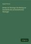 August Werner: Herder als Theologe: Ein Beitrag zur Geschichte der protestantischen Theologie, Buch