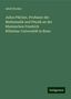 Adolf Dronke: Julius Plücker, Professor der Mathematik und Physik an der Rheinischen Friedrich Wilhelms-Universität in Bonn, Buch