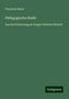 Friedrich Rieck: Pädagogische Briefe, Buch