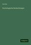 Paul Rée: Psychologische Beobachtungen, Buch