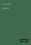 Paul De Lagarde: Symmicta, Buch
