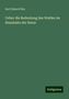 Karl Eduard Ney: Ueber die Bedeutung des Waldes im Haushalte der Natur, Buch