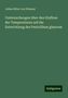 Julius Ritter von Wiesner: Untersuchungen über den Einfluss der Temperaturen auf die Entwicklung des Penicillium glaucum, Buch