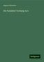 August Pfizmaier: Pfizmaier, A: Pulslehre Tschang-Ki's, Buch