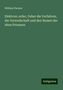 William Pierson: Elektron; order, Ueber die Vorfahren, die Verwndschaft und den Namen der alten Preussen, Buch