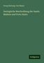 Georg Hartung: Geologische Beschreibung der Inseln Madeira und Porto Santo, Buch