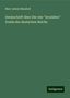 Marc Anton Niendorf: Denkschrift über Die vier "invaliden" Fonds des deutschen Reichs, Buch