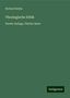 Richard Rothe: Rothe, R: Theologische Ethik, Buch