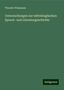 Theodor Wissmann: Wissmann, T: Untersuchungen zur mittelenglischen Sprach- und, Buch