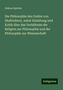 Gideon Spicker: Die Philosophie des Grafen von Shaftesbury, nebst Einleitung und Kritik über das Verhältniss der Religion zur Philosophie und der Philosophie zur Wissenschaft, Buch